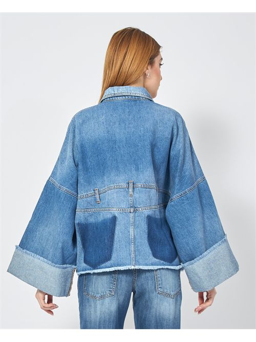 Manila Grace denim jacket with buttons MANILA GRACE | G302CUMZ003